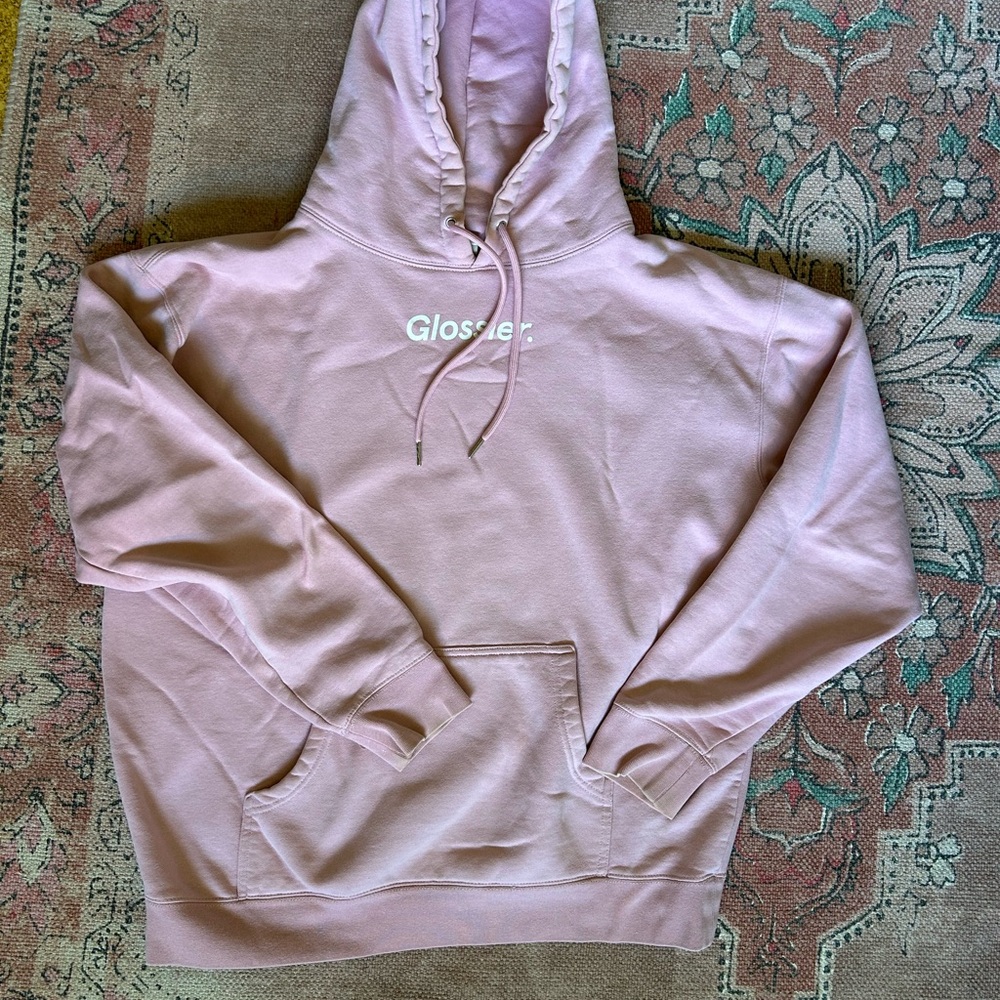 Glossier Soft Pink Sweatshirt